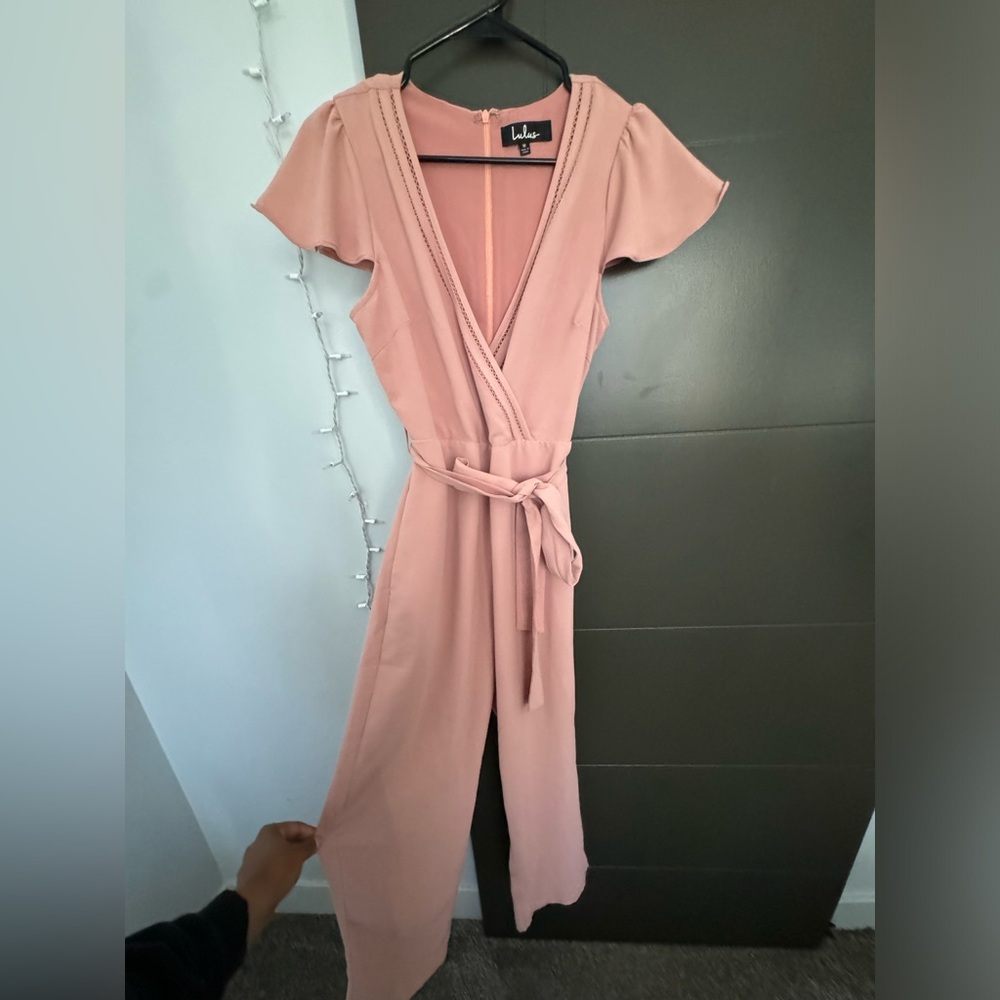 Cute pink jumpsuit | Lulus | Medium